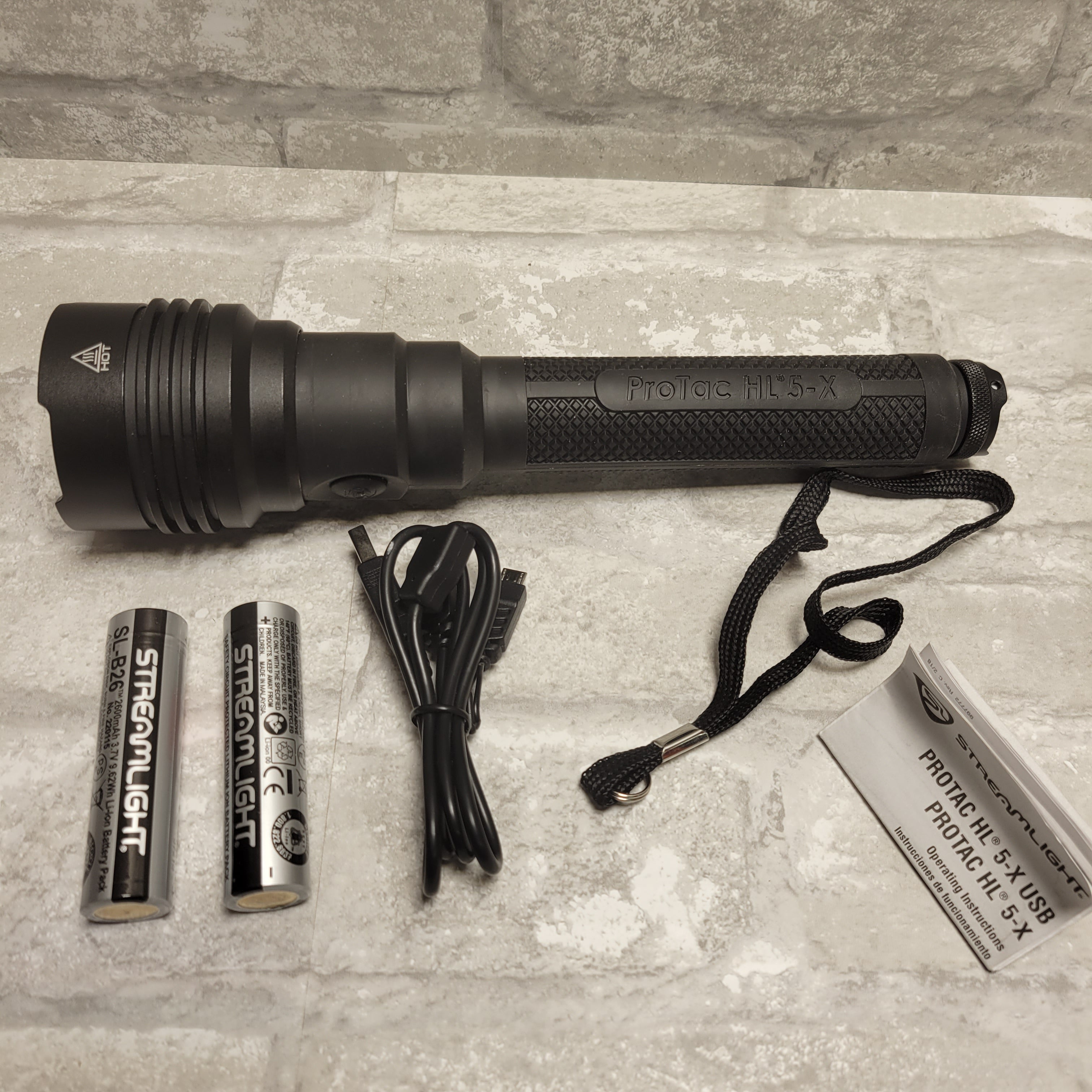 Streamlight ProTac HL 5-X USB Flashlight 18650 Batteries, 3,500 Lumens (8002130247918)